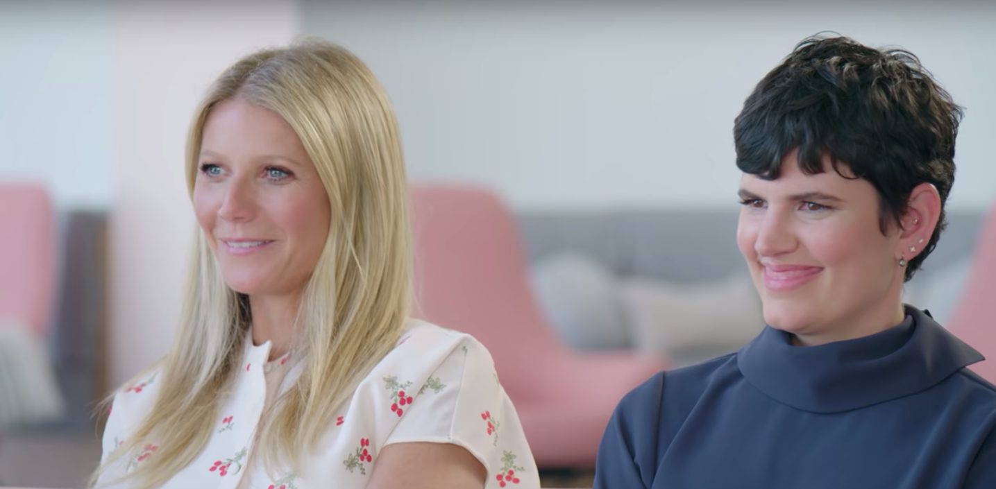 A screenshot from "the goop lab with Gwyneth Paltrow"