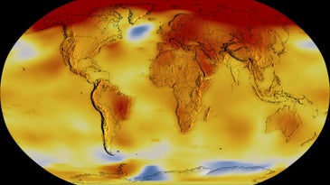map of the world's temperatures