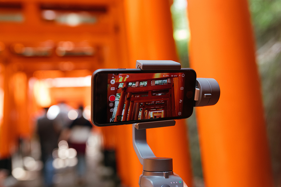 Get steady video with a handheld smartphone gimbal
