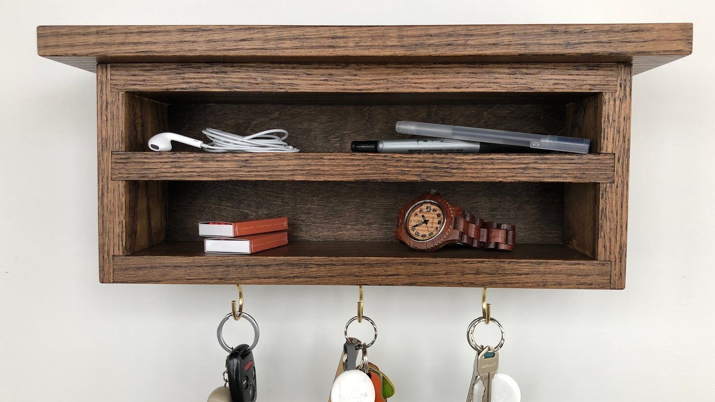 Build a floating key organizer cabinet you’ll love coming home to