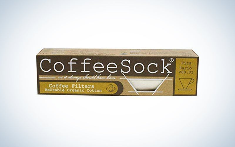 CoffeeSock Reusable Filters Made To Fit Hario v60-02 Style