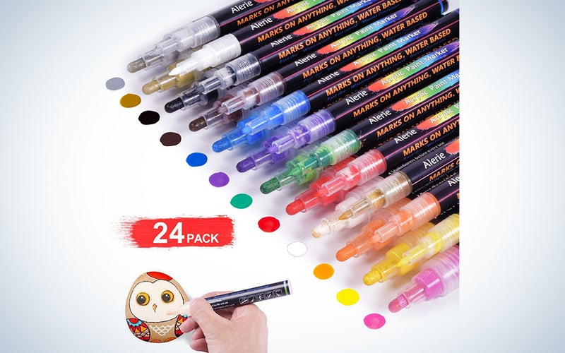 Acrylic Paint Pens - 24 Acrylic Paint Markers