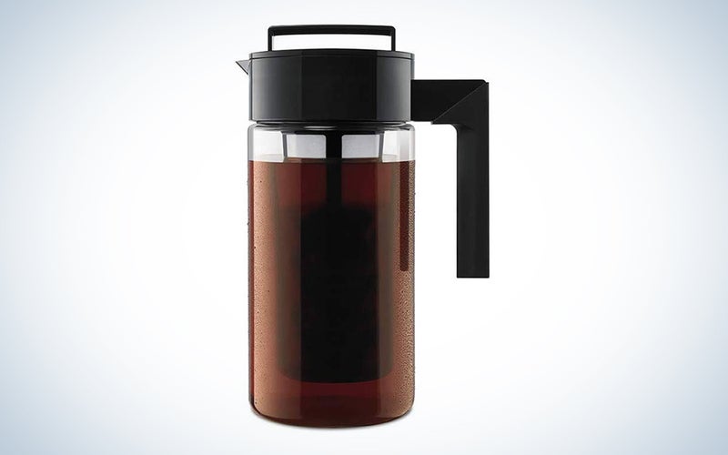 Takeya Deluxe Cold Brew Iced Coffee Maker with Airtight Lid & Silicone Handle