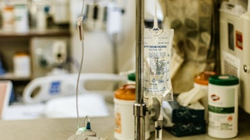 IV drip in hospital