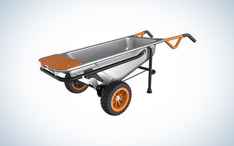 WORX Aerocart 8-in-1 Wheelbarrow / Yard Cart / Dolly
