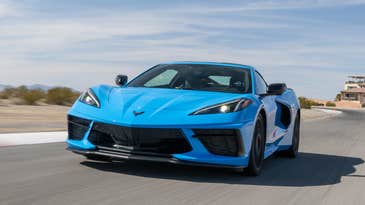 Strapping into the 2020 Chevrolet Corvette Stingray to take turns at 1.3 Gs
