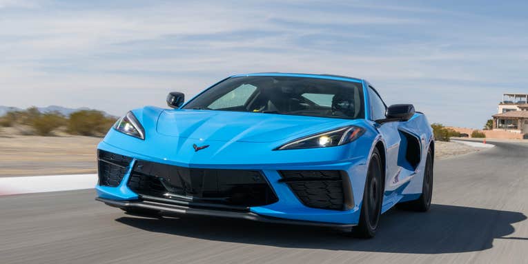 Strapping into the 2020 Chevrolet Corvette Stingray to take turns at 1.3 Gs