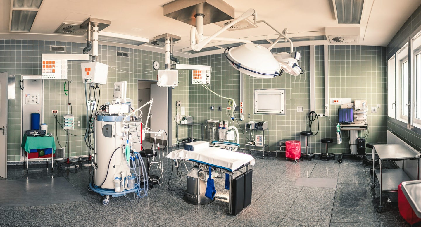 A hospital operating room