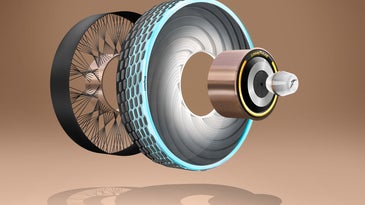 Goodyear reCharge tire.