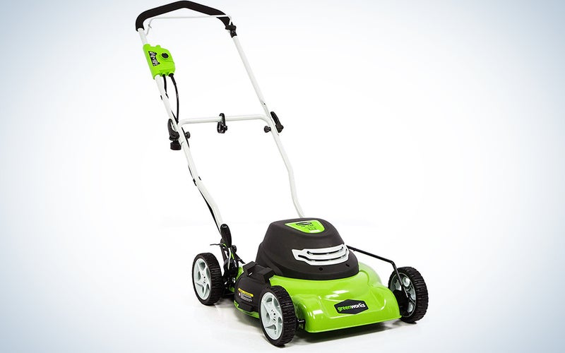 Greenworks 18-Inch 12 Amp Corded Electric Lawn Mower