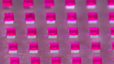 A cubic array of micro-fabricated capsules to deliver multiple vaccines in one shot
