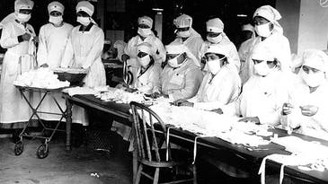 What the 1918 flu pandemic can teach us about COVID-19, in four charts