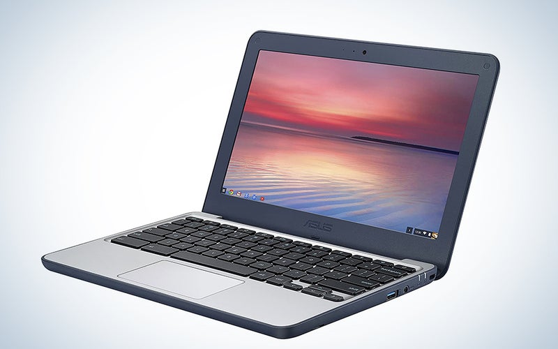 ASUS Chromebook C202 Laptop- 11.6" Ruggedized and Spill Resistant Design with 180 Degree Hinge, Intel Celeron N3060, 4GB RAM, 16GB eMMC Storage, Chrome OS- C202SA-YS02 Dark Blue