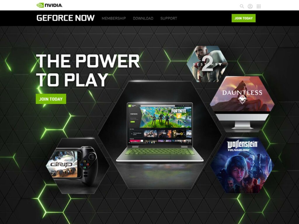 Nvidia GeForce Now platform