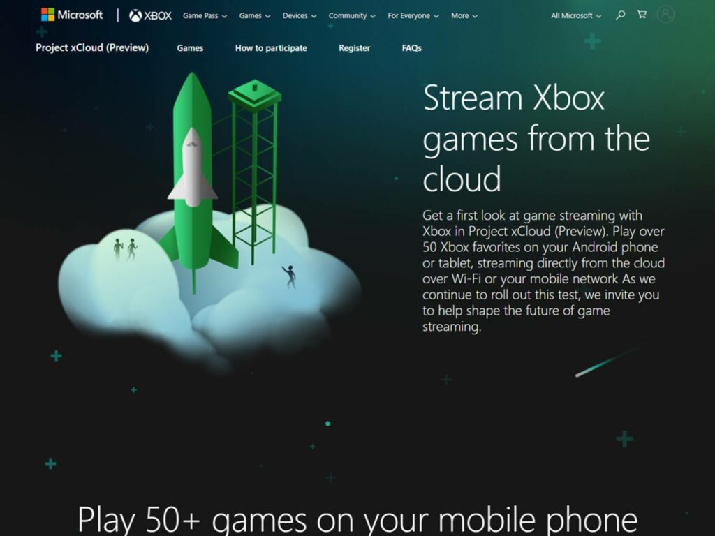 Microsoft Project xCloud screenshot