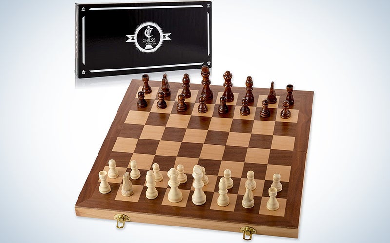 Chess Armory 15″ Wooden Chess Set