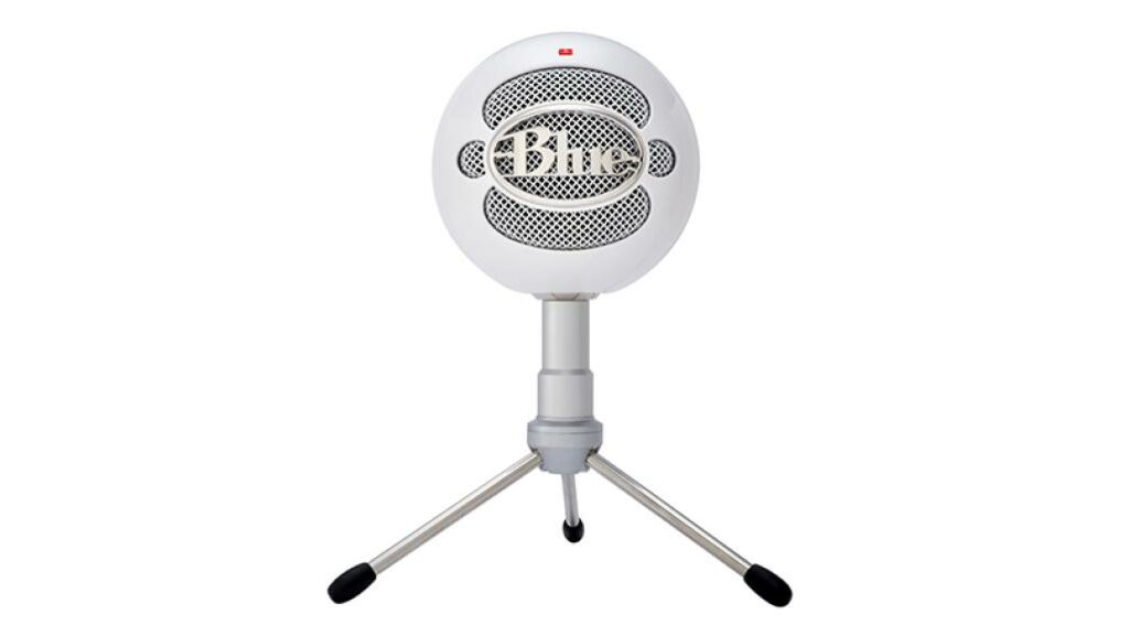 Blue snowball ice microphone