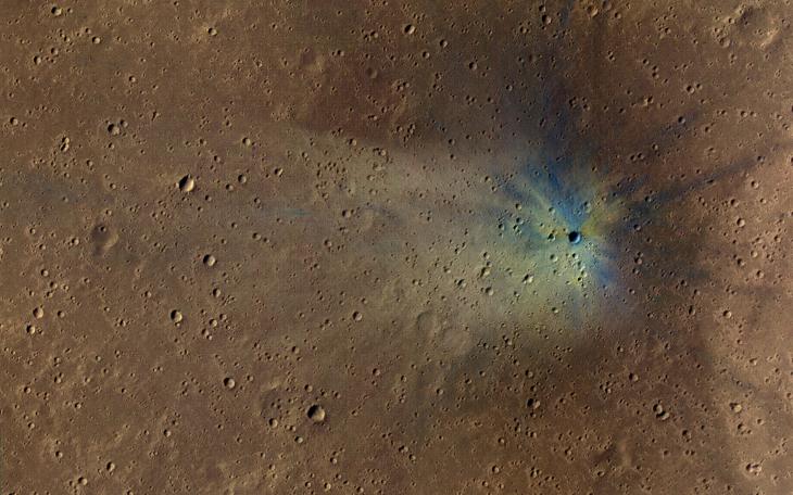 a crater on mars