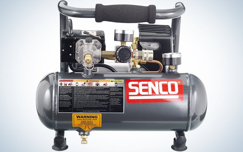 Senco PC1010 1-Horsepower Peak, 1/2 hp running 1-Gallon Compressor