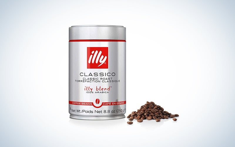 illy Classico Whole Bean Coffee, Medium Roast, Classic Roast with Notes Of Chocolate & Caramel, 100% Arabica Coffee, No Preservatives