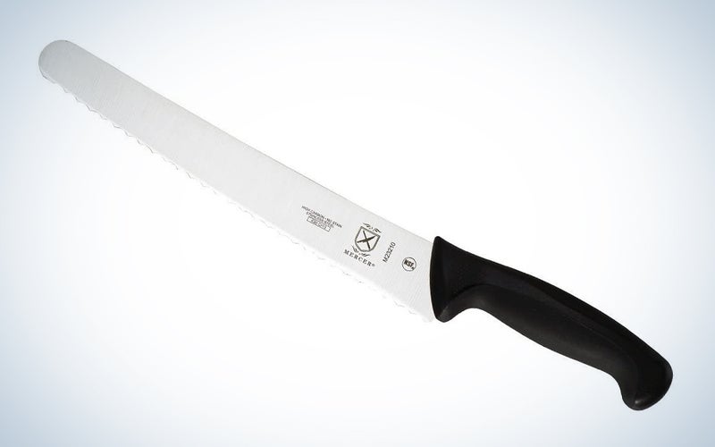 Mercer Culinary 10-Inch Millennia Wide Wavy Edge Bread Knife