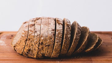 bread on a cutting board