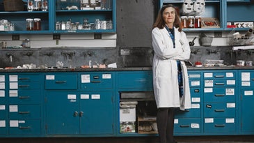 Pamela Smith in her lab