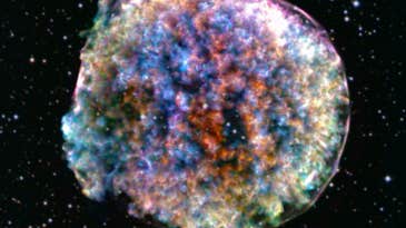Ancient supernovas may have pierced moon rocks with star shrapnel