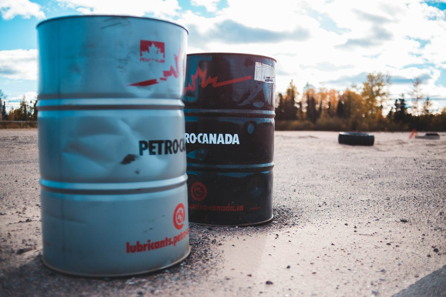 oil barrels petro canada