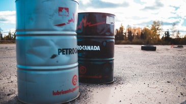 oil barrels petro canada