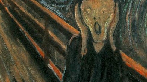 A crop of Edvard Munch's painting 