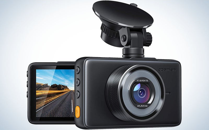 APEMAN Dash Cam 1080P FHD DVR Car Driving Recorder 3 Inch LCD Screen 170° Wide Angle, G-Sensor, WDR, Parking Monitor, Loop Recording, Motion Detection