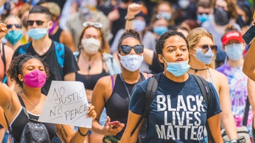 Black lives matter protesters.