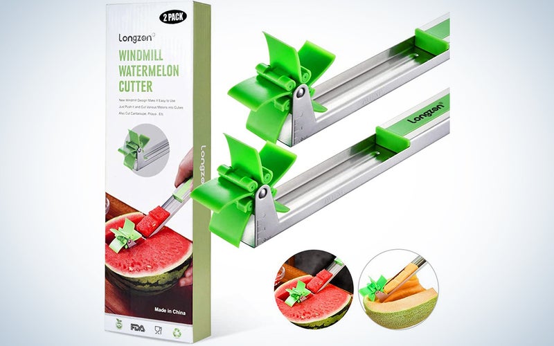 Longzon Watermelon Windmill Cutter Slicer