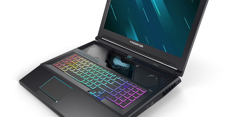 Acer’s updated gaming laptop has a sliding keyboard that reveals its cooling system