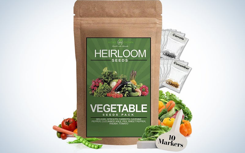 Heirloom Vegetable Seeds -10 Variety - Non GMO Vegetable Seeds