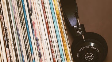 Vinyl shelf