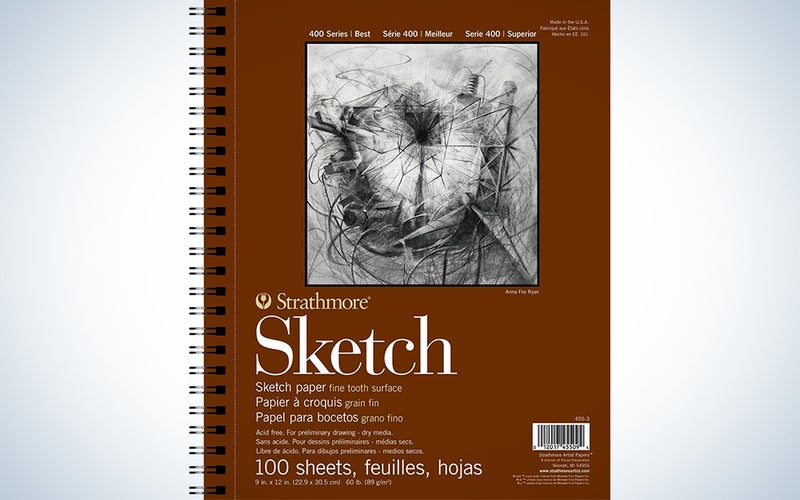 Strathmore 455-3 400 Series Sketch Pad, 9″x12″