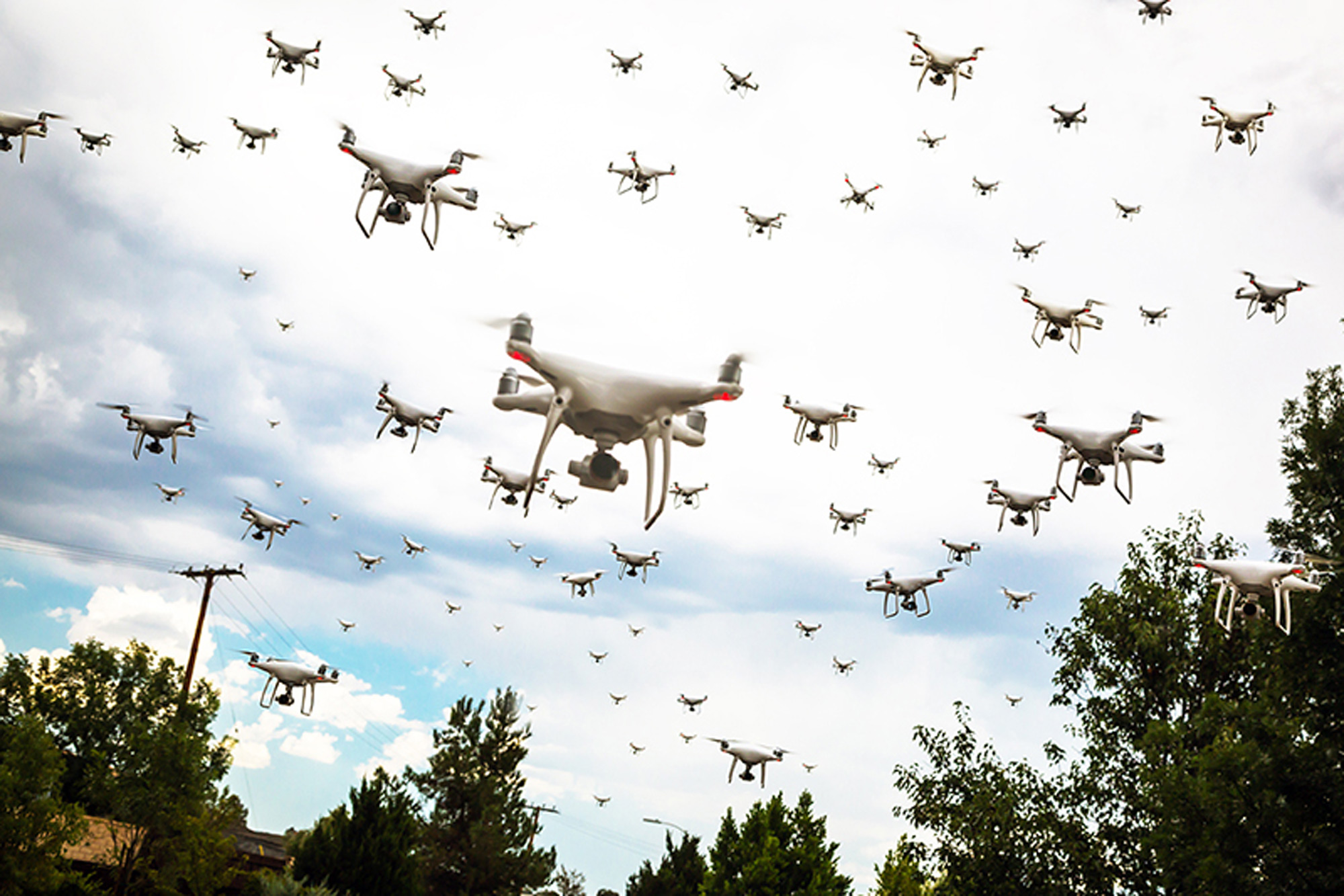 Downing a drone: Systems work together to fend off attacks
