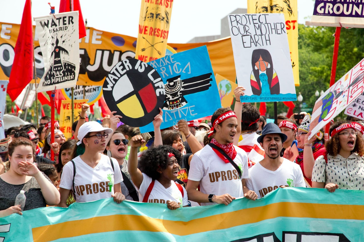 protestors of pipelines