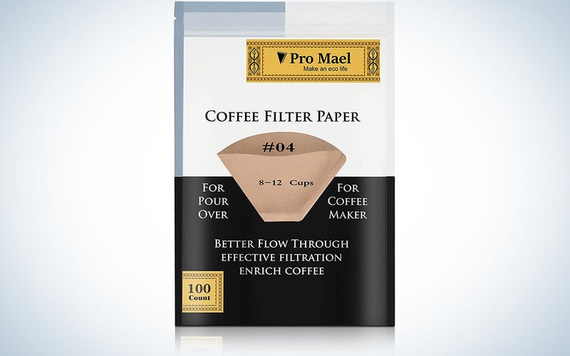 #4 Cone Coffee Filters Paper Disposable for Pour Over and Drip Coffee Maker