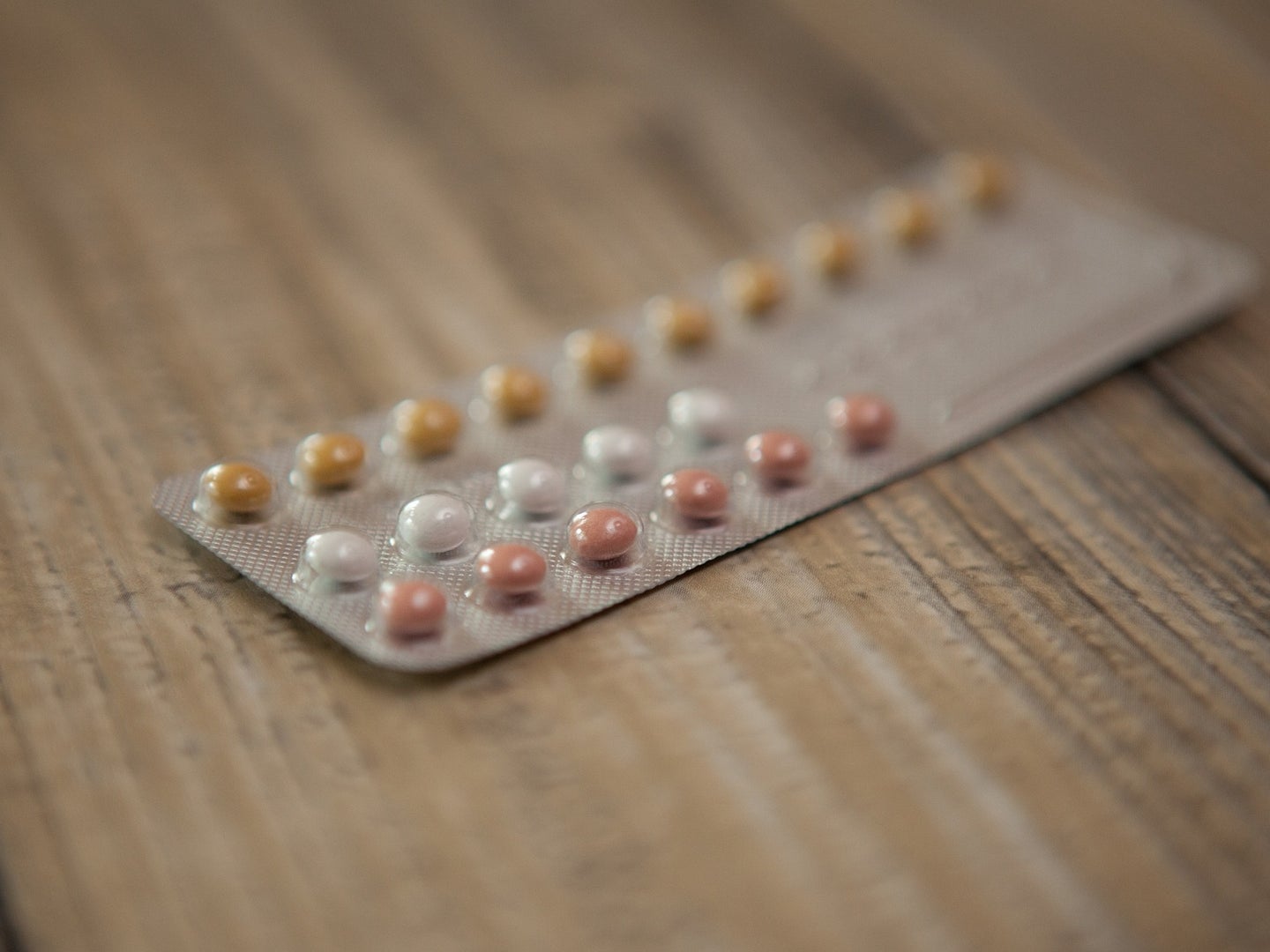 A pack of birth control pills.