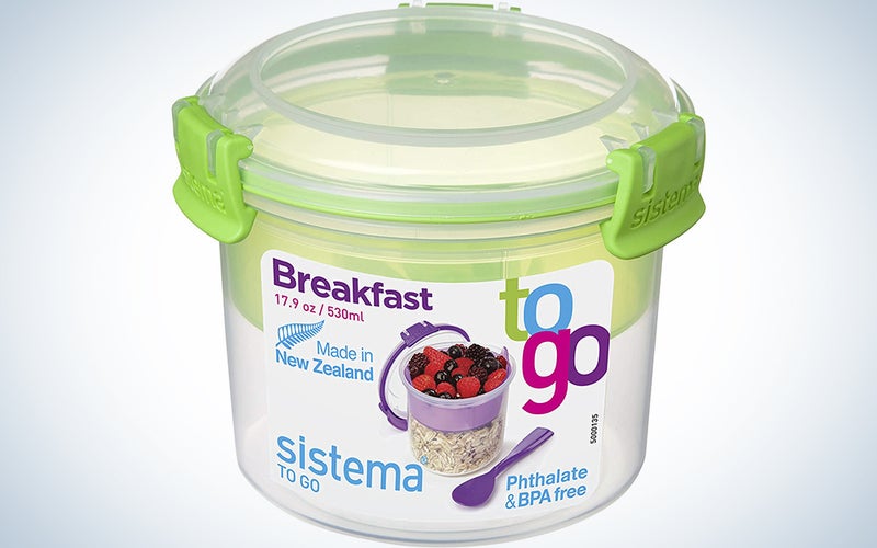 Sistema To Go Collection Breakfast Bowl Food Storage Container