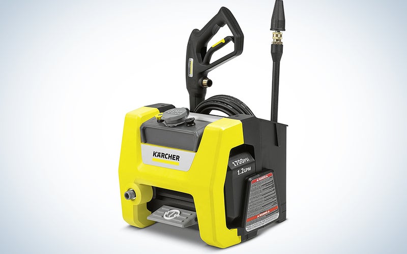 Karcher K1700 Cube Electric Power Pressure Washer 1700 PSI TruPressure, 3-Year Warranty, Turbo Nozzle Included