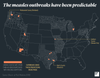 measles outbreak predictions map