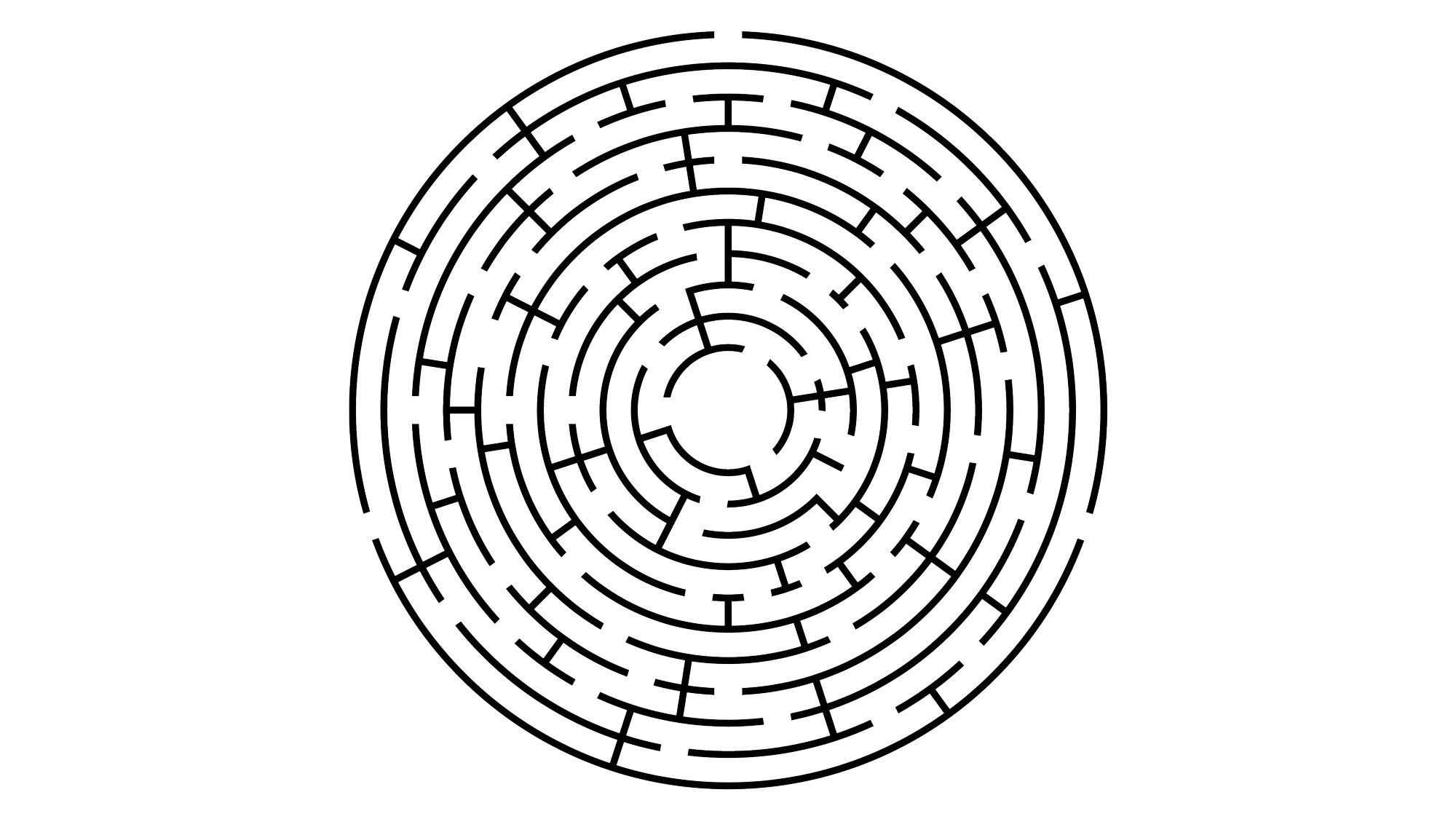 This maze has three solutions. Can you solve them all?