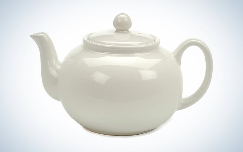 RSVP Large 6-Cup Stoneware Teapot