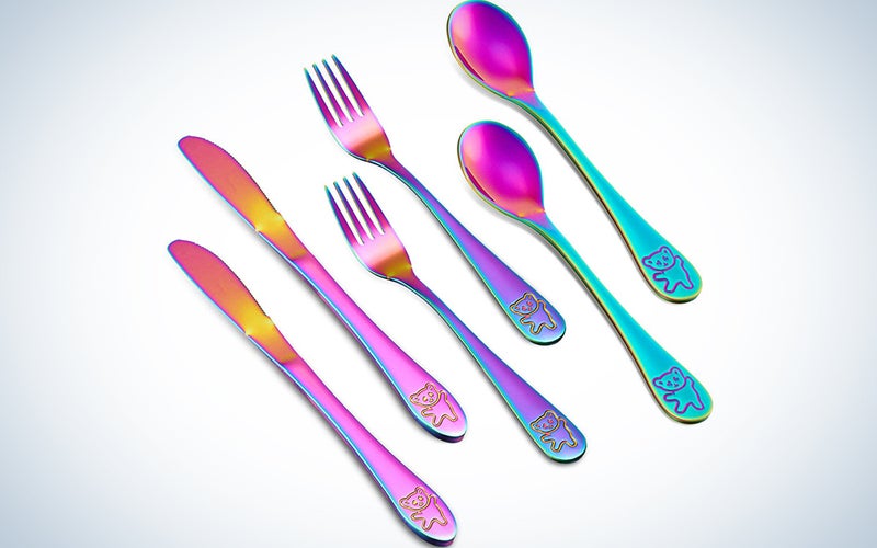 Rainbow Cutlery Kids Set