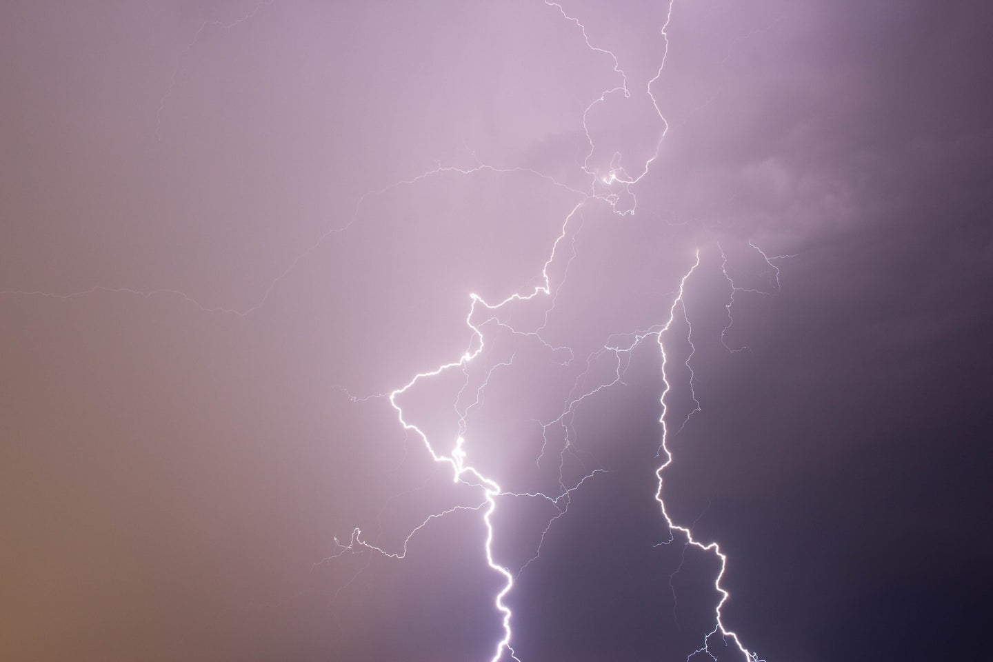 a lightning bolt.