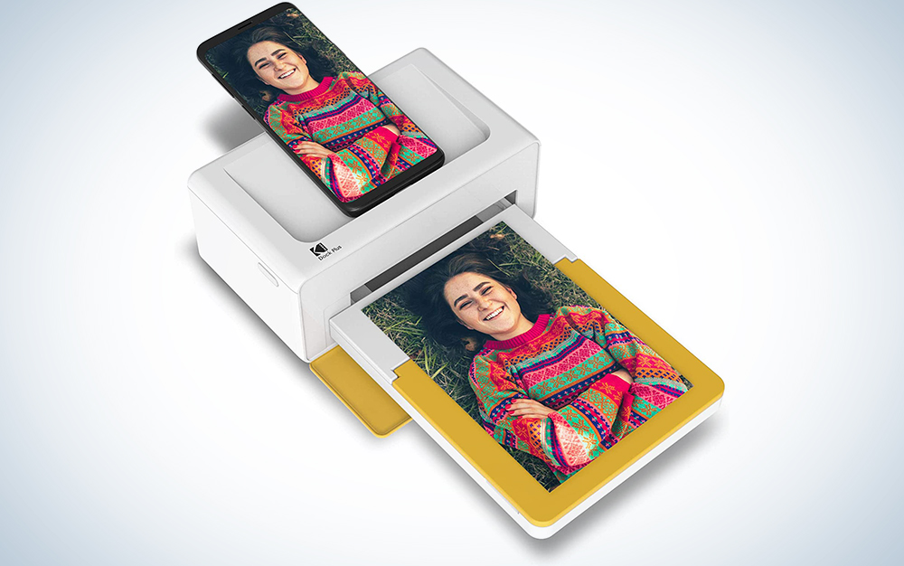 Kodak Dock Plus Instant Photo Printer â Bluetooth Portable Photo Printer Full Color Printing â Mobile App Compatible with iOS and Android